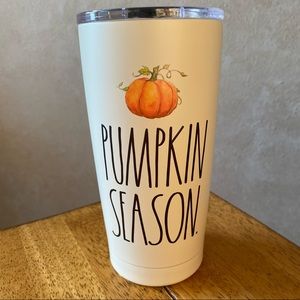 Rae Dunn PUMPKIN SEASON Insulated Stainless Steel Tumbler BRAND NEW!!